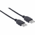 MANHATTAN Kabel USB 2.0, tip A moški do tipa A moški, 1 m, črn