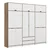 Hanah home Ormar Elina 277x253x52cm Belo-Bež