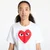 Majice Comme des Garçons PLAY Print Red x Black x Studc T-Shirt UNISEX White XL