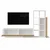 Hanah Home TV komoda, Krem