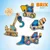Brix Junior Creative Woodworking Set Gradbena vozila SES 14071 3+