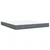 vidaXL Postelja boxspring z vzmetnico Temno siva 180 x 200 cm Žamet