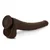 SuperLove Extra Long Realistic Silicone Dildo Brown Large