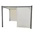Vrtna pergola Zona 3x3x2 m