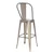 shumee Barski stol Paris Back 75 cm kovinski, navdihnjen s Tolixom
