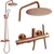 Tuš set s termostatom Rea Drop Brush Copper