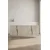 Hanah Home komoda Evva 150, 125 cm, srebrna / bela