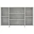 Komoda siva boja betona 120 x 30 x 75 cm od konstruiranog drva