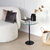 Hanah Home Klub sto Social 40x50x40cm Crni