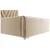 Boxxx OBLAZINJENA POSTELJA 140 cm x 200 cm , tekstil rjava, rumena