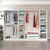 Hanah home Ormar Kale Plus 270x210x52cm Sivi