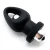 Woomy Orny Vibrating Silicone Plug Black