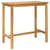 Vanjski bar set 5 pcs Neprerađeno Čvrsto teak drvo