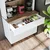 Hanah Home 2804 kafe bar ormarić 90 × 179 × 42 cm, atlantski bor/bela