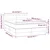 Krevet box spring s madracem LED sivi 140x200cm od umjetne kože