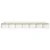 shumee vidaXL Posteljni okvir bel 75x190 cm masiven les