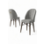 HANAH HOME Set 6 stolica Ritim Grey Brown