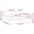 vidaXL Box spring postelja z vzmetnico temno siva 200x200 cm blago