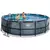 EXIT Toys Frame Pool O 488 x 122 cm - Black Leather Style