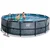EXIT Toys Frame Pool O 488x122 cm - Black Leather Style