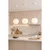 Eglo 22873 - Luster na sajli RONDO 1xE27/60W/230V bela