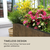 Timberflor, cvetlični lonec 70 x 60 x 40 cm Fiberglas Za notranjo ali zunanjo uporabo, rjava barva (GDW11-Timberflor7040)