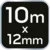 Teflonski trak, 10 m x 12 mm x 0,075 mm, 2 kos. 02-031