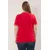 Trendyol Curve Ženska majica Tbbss25Bf00050, Crvena