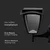 LED solarna zidna lampa LED/2W/3,7V 3000/6000K IP65 2200 mAh crna