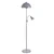 Podna lampa Devin, Siva