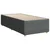 Vidaxl Box spring postelja z vzmetnico temno siva 80x200 cm blago