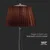 LED Prigušiva punjiva stona lampa LED/1,5W/5V 3000-6000K 1800 mAh braon