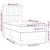 Vidaxl Box spring postelja z vzmetnico temno rjava 80x200 cm blago