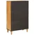 Highboard Svjetlosmeđa 60 x 33 x 100 cm masivno drvo manga