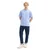 TOM TAILOR DENIM Majica svetlo modra/bela