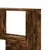 Kutni regal za knjige 4 razine boja hrasta 85x85x140 cm drveni