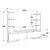 Hanah home TV Komoda Ava Hrast-Crna