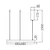 Braytron LED visilica BRY-BELLA-SLP-PD-KVADRATNA-BELA-36W-3U1-IP20