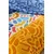Aberto Design Komplet posteljina Doodle Fitted, 200x220 cm, Šarena