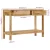 Konzolni stol s 2 ladice 110 x 35 x 75 cm masivno drvo manga