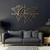 WALLXPERT World Map Compass Gold