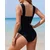 MUDWODKDN push up enodeldne kopalke - tummy control - XXL, Črna