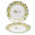 Desertni krožniki, komplet dveh desertnih krožnikov, 19 cm, porcelan, limone