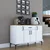 Hanah Home Višenamenska komoda JE136-3095, 120 x78.6 x40 cm, Bela