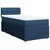 Vidaxl Box spring postelja z vzmetnico modra 80x200 cm blago