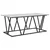 Kava Stol Siva 100 x 50 x 40 cm Projektirano drvo i metal