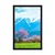 Plakat čarobno drevo sredi gor - 30x45 silver