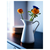 SOCKERÄRT Vaza/bokal, bela, 16 cm