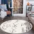 Conceptum Hypnose Tepih Woobtny0190, O60cm, Beli