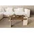 Hanah Home Sto za dnevnu sobu Afrolli, Braon